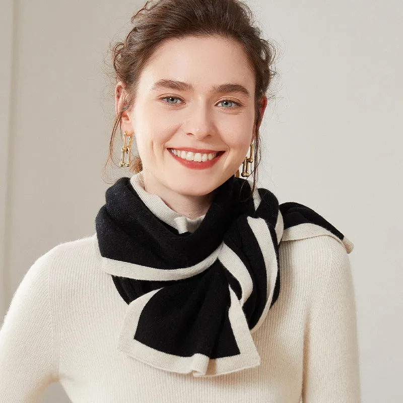 100% Cashmere Soft Warm Winter Scarves Wraps for Women