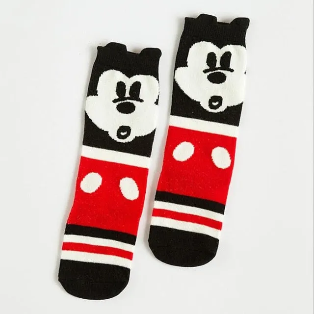 2018 Cartoon Cute Kids Socks Bear Animal Baby Cotton Socks