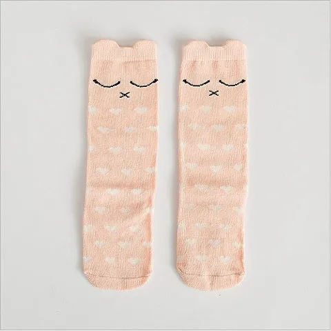 2018 Cartoon Cute Kids Socks Bear Animal Baby Cotton Socks