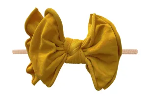 Baby Bling Aztec Gold / Blush FAB-BOW-LOUS Skinny Headband