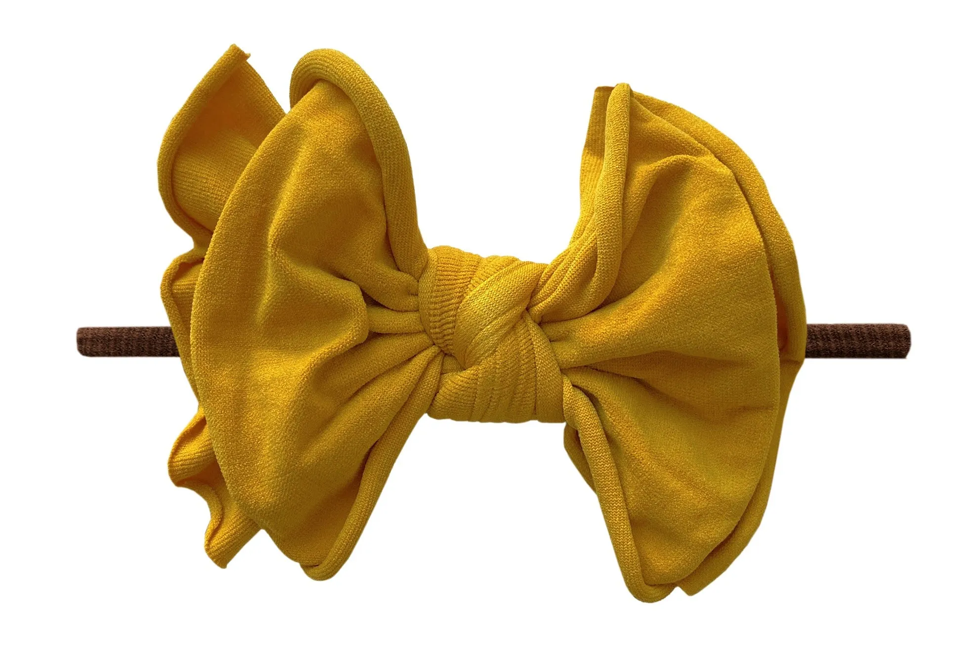 Baby Bling Aztec Gold / Brown FAB-BOW-LOUS Skinny Headband