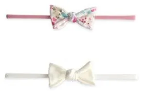 Baby Bling Mini Print 2pc Set-Pink Ditsy Floral & Ivory