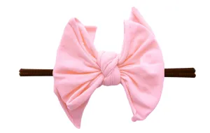 Baby Bling Pink / Brown FAB-BOW-LOUS Skinny Headband