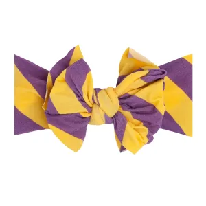 Baby Bling Purple / Gold Printed FAB-BOW-LOUS