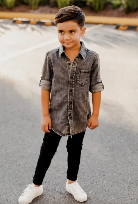 Beau Hudson - Black Denim Shirt