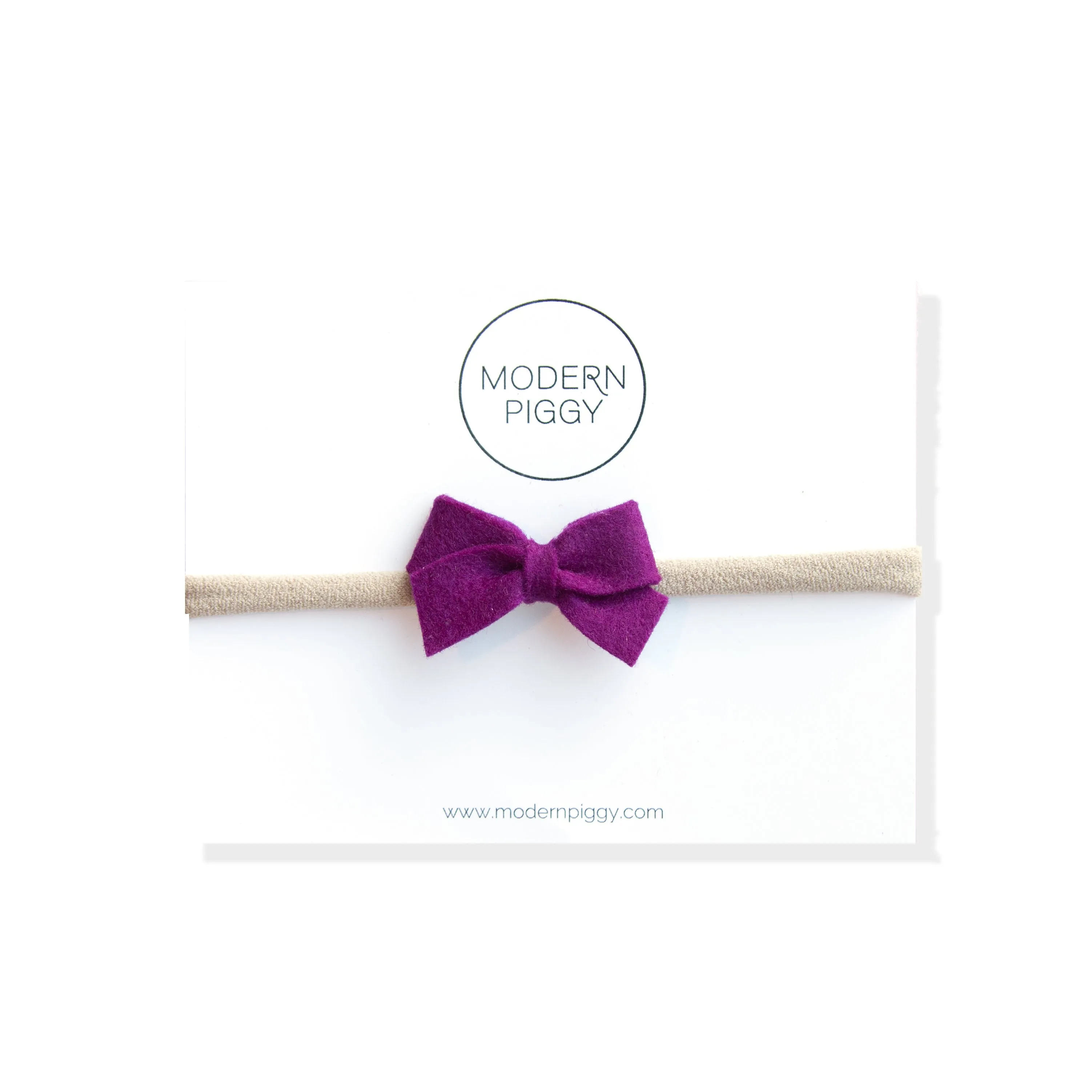 Berry | Felt Baby Bow