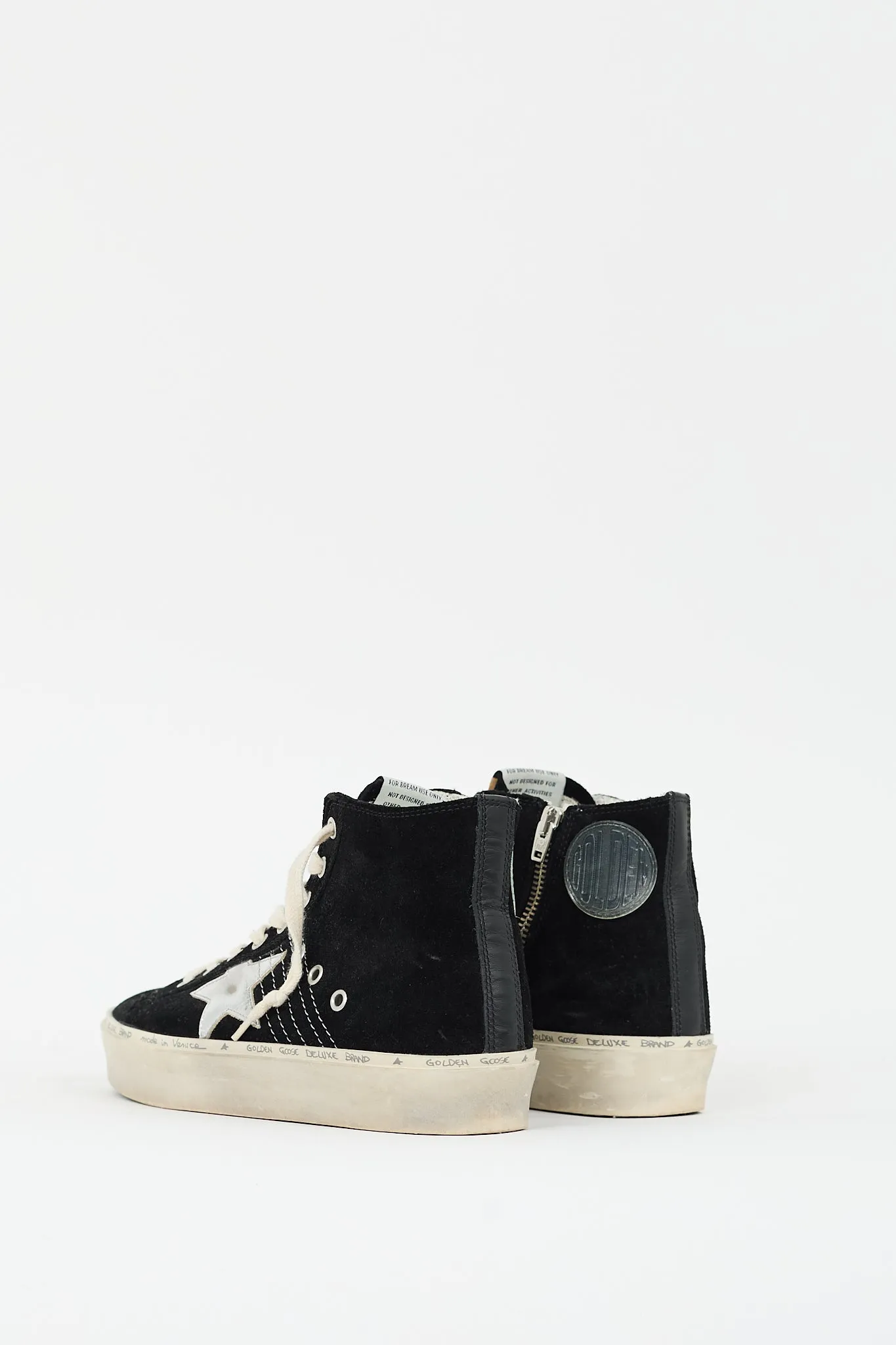 Black Suede Platform Francy Sneaker