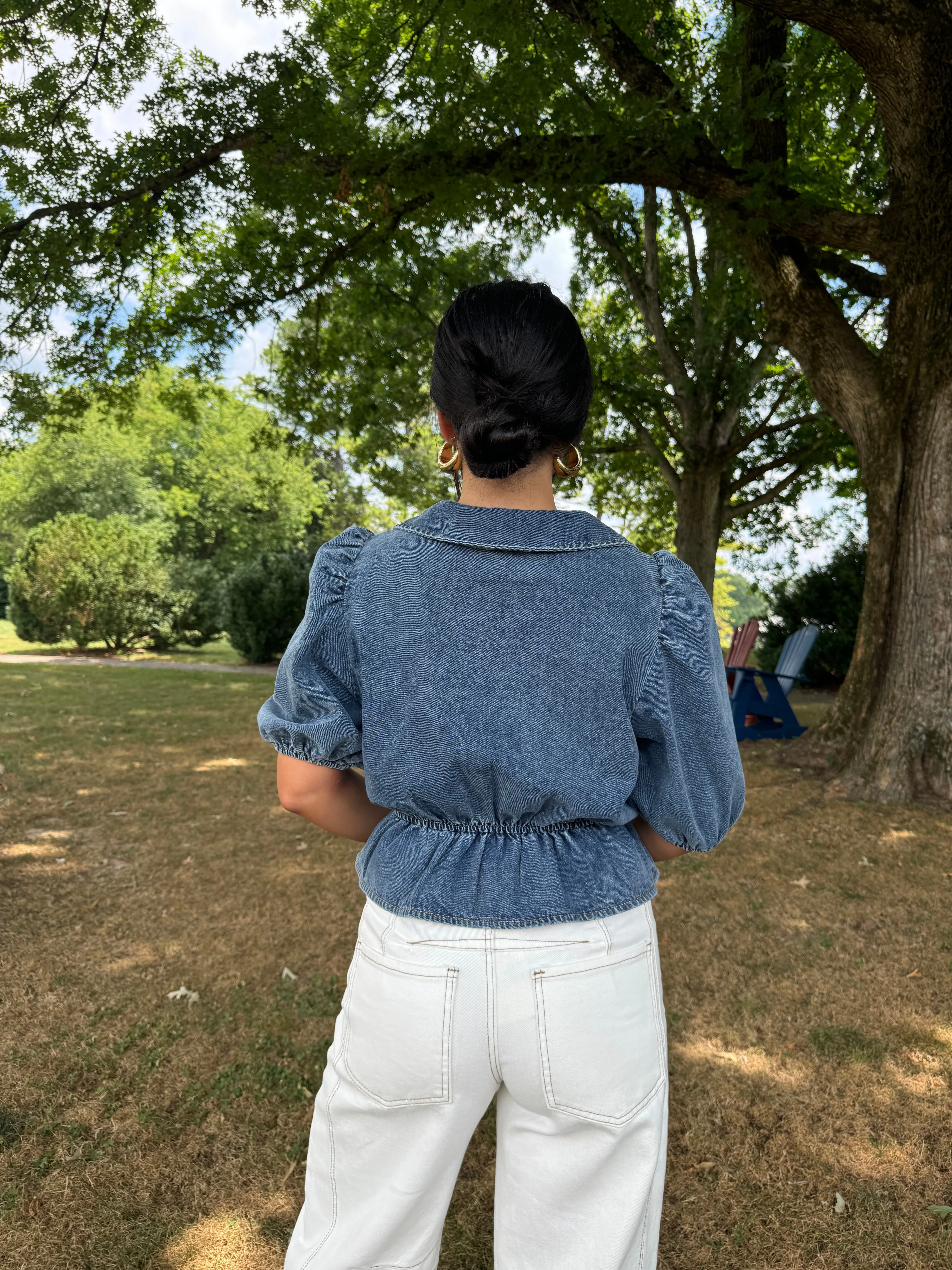 Blue Jean Baby Top