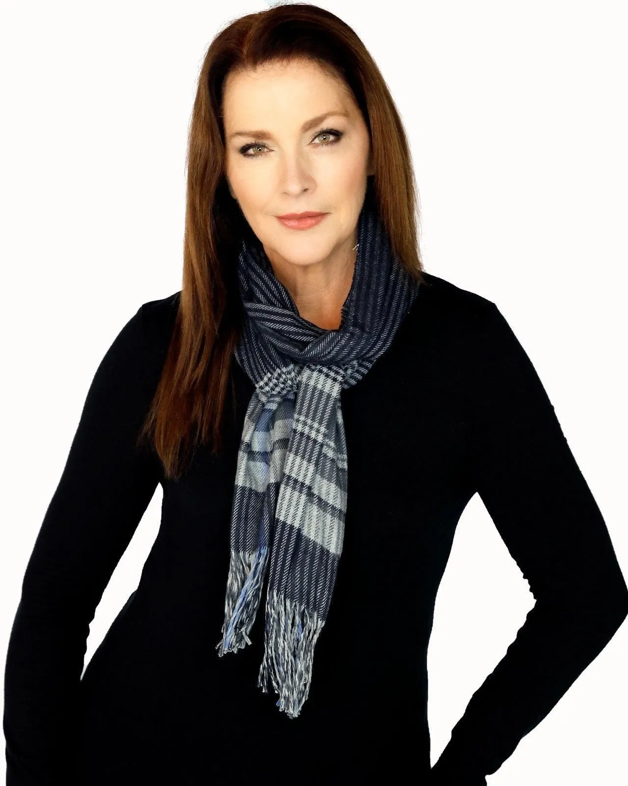 Casaba Womens Warm Winter Scarves Scarf Wraps Shawls Plaid Elegant Sleek Gifts