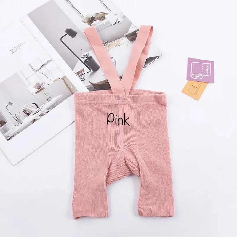 Cotton Shorts Romper With Straps