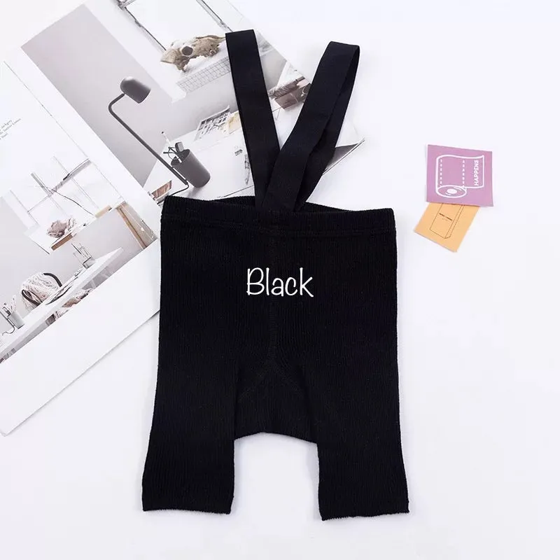 Cotton Shorts Romper With Straps