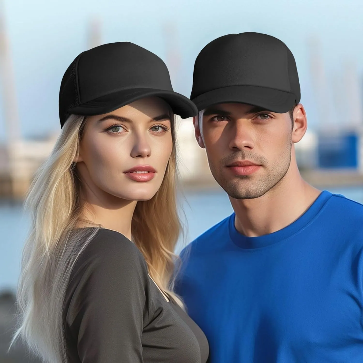 Custom Mesh Trucker Hat Baseball Cap Design Your Logo Text Photo Hats for Men Women Bulk Customized Gift