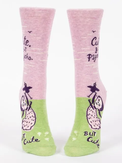 Cute But Psycho W-Crew Socks