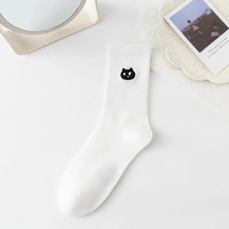 Cute Cat Cotton Socks
