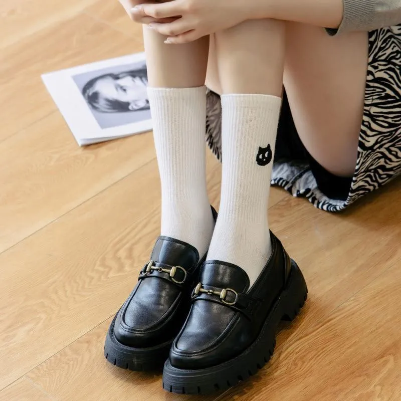 Cute Cat Cotton Socks