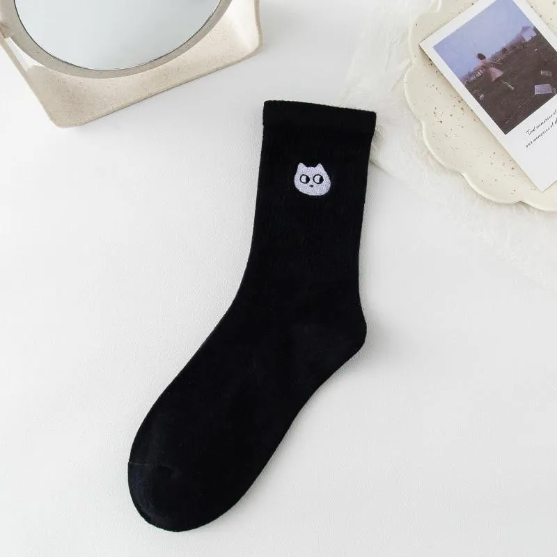 Cute Cat Cotton Socks