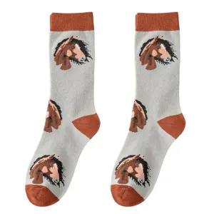 Horse Print Socks