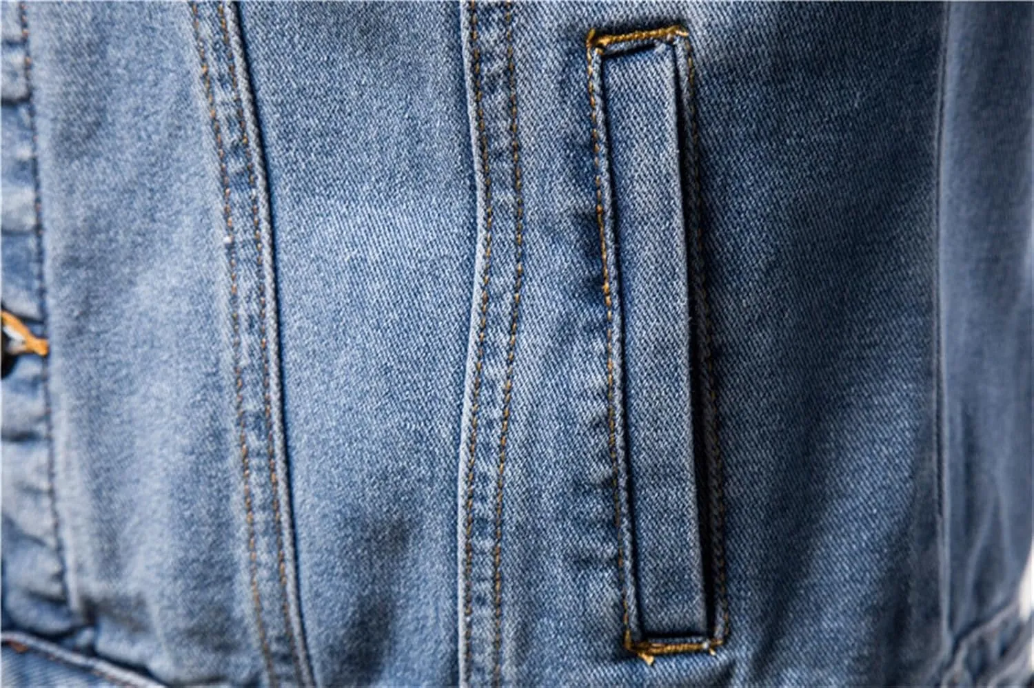 Jean Jacket for Men Slim Fit Fashion Jean Coat Denim Trucker Jackets Long Sleeve Button Down Outwear Coats Plus Size