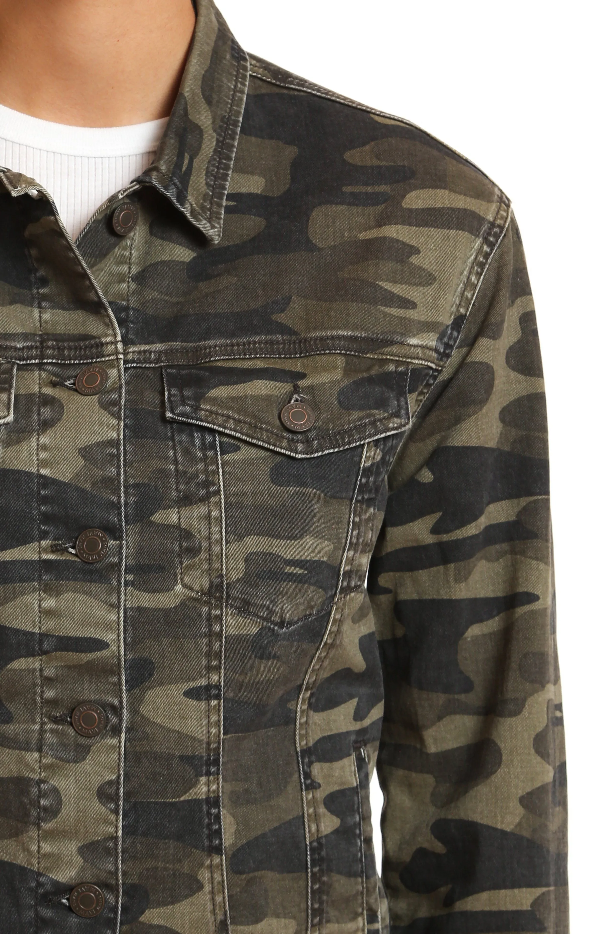 KARLA JACKET IN MILITARY CAMOUFLAGE