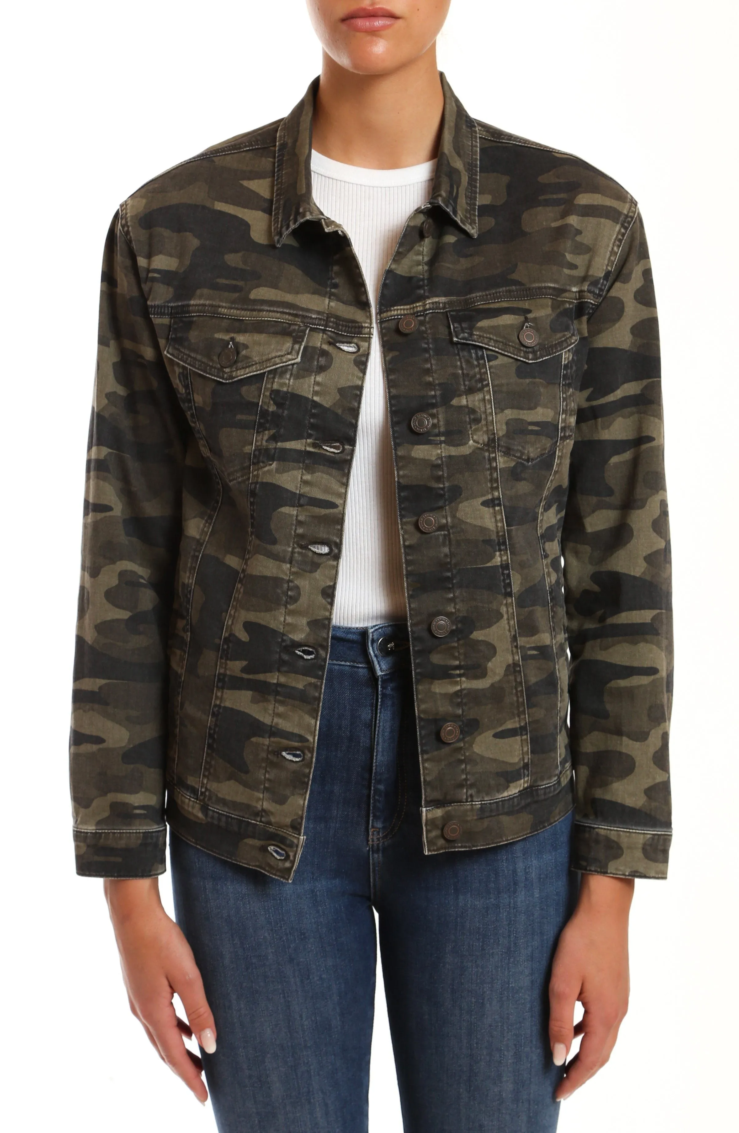 KARLA JACKET IN MILITARY CAMOUFLAGE