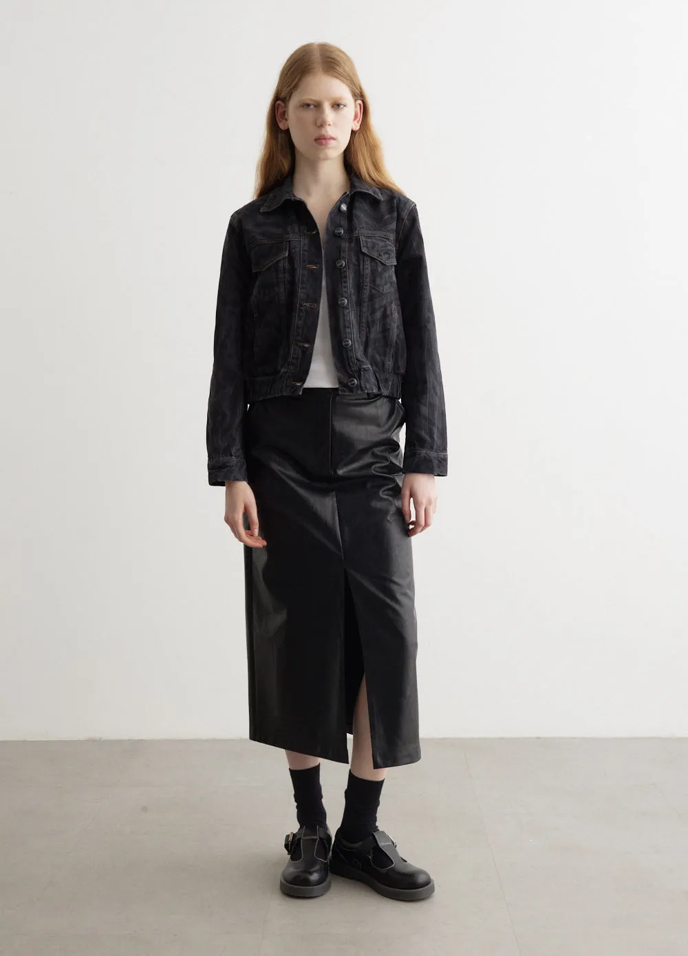 Lazer Denim Bomber Jacket