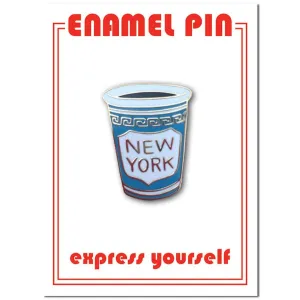 NYC Coffee Cup Pin
