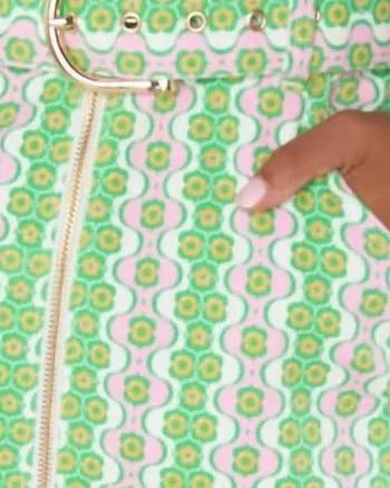 Oxford Tank Dress In Watermelon Geo Print | Watermelon Geo Print