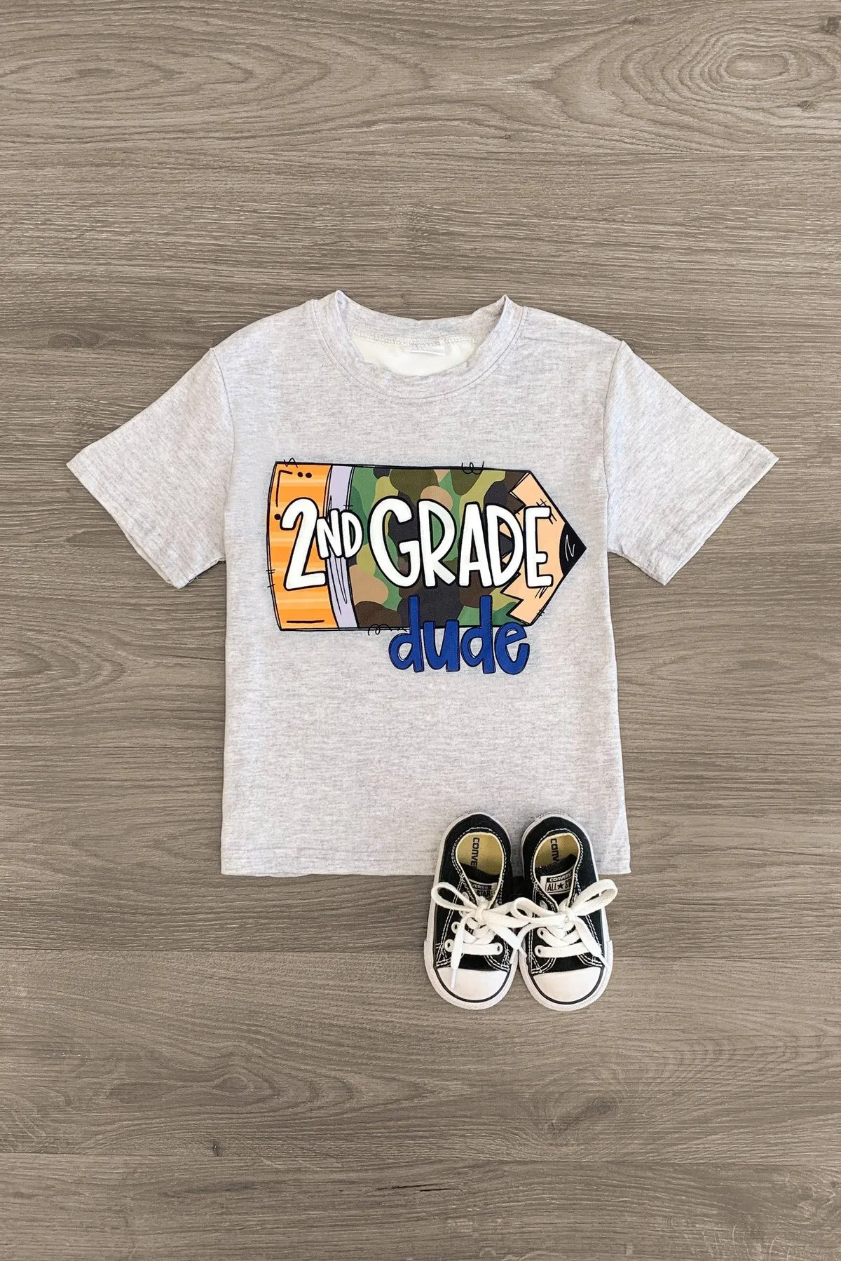 "Preschool - 5th Grade Dude" Camo Pencil Top