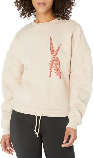 Reebok Women's Big Logo Crewneck Sweatshirt