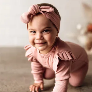 Ribbed Topknot (Rose)