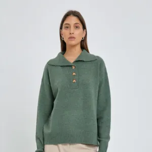 The Luna Sweater in Kale