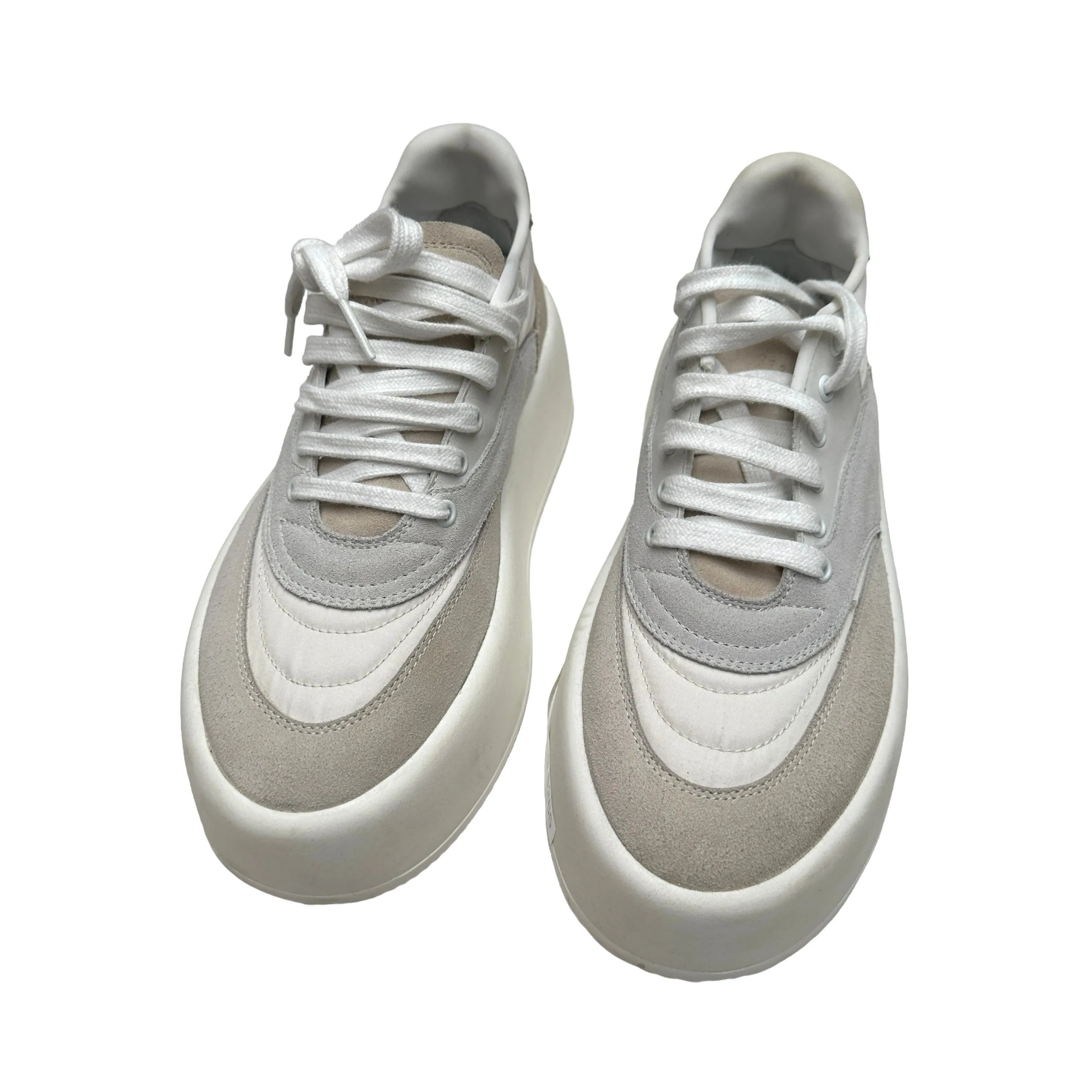 White Platform Sneakers - 7