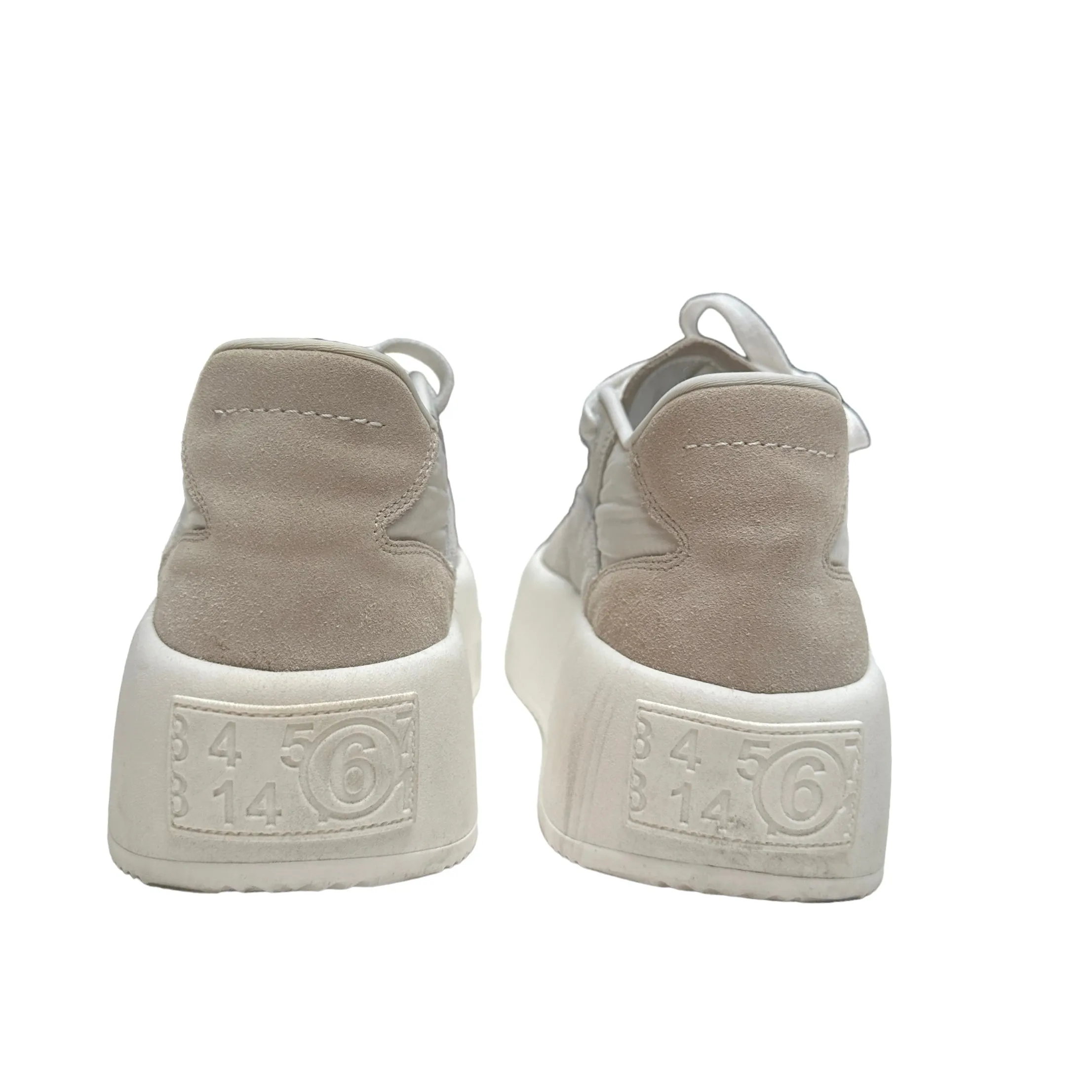 White Platform Sneakers - 7