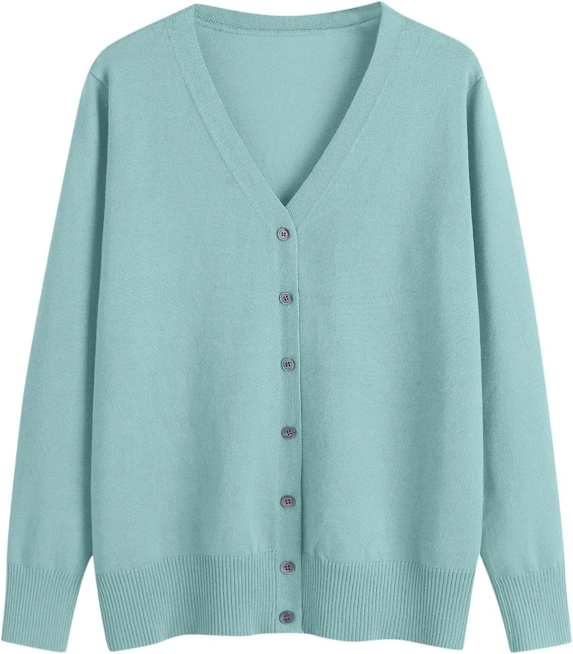 Womens Fall 2024 Cardigan Lightweight Long Sleeve Open Front V Neck Cute Cardigans Sweaters Casual Fashion Outerwear