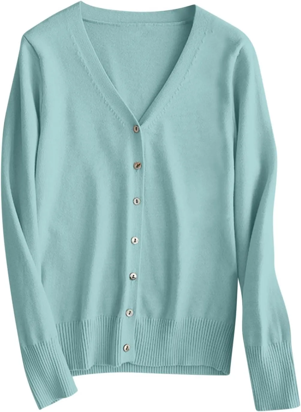Womens Fall 2024 Cardigan Lightweight Long Sleeve Open Front V Neck Cute Cardigans Sweaters Casual Fashion Outerwear